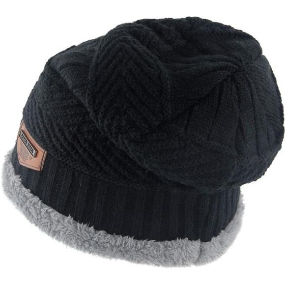 Muryobao Womens Thick Warm Winter Beanie Hat Slouchy Skully Knit Hats
